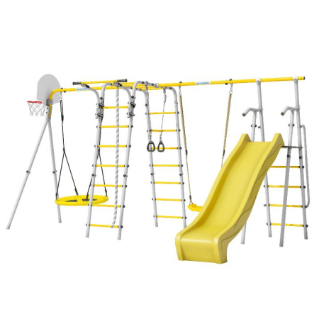 Детский спортивный комплекс для Дачи Веселая лужайка-2 PRO с горкой 1200 мм (Комплект №13)