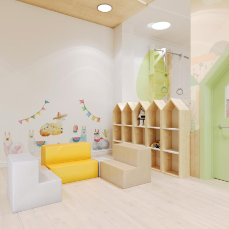 Набор мягкой мебели для детского сада Romana "Диванчики"