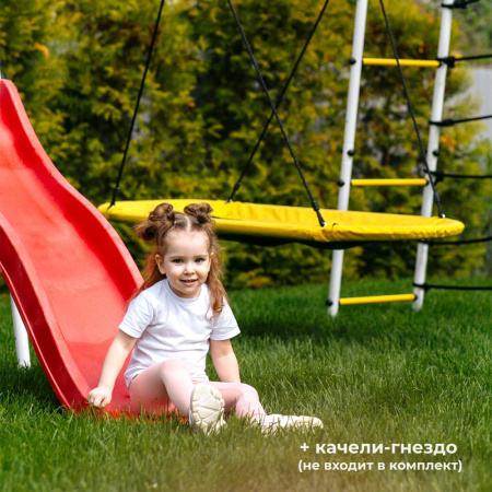Детский спортивный комплекс для дачи ROMANA Богатырь Плюс 2 в Волжском ВИНКО