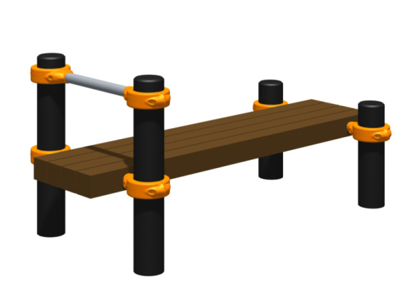 Спортивное оборудование СЗ-180.00 (черный) (бетонирование)