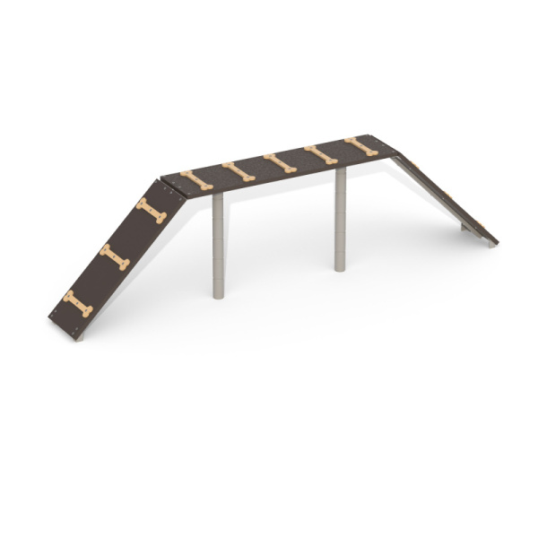 Препятствие для собак Узкая дорожка 124.01.00 (бежевый/серый) (бетонирование)