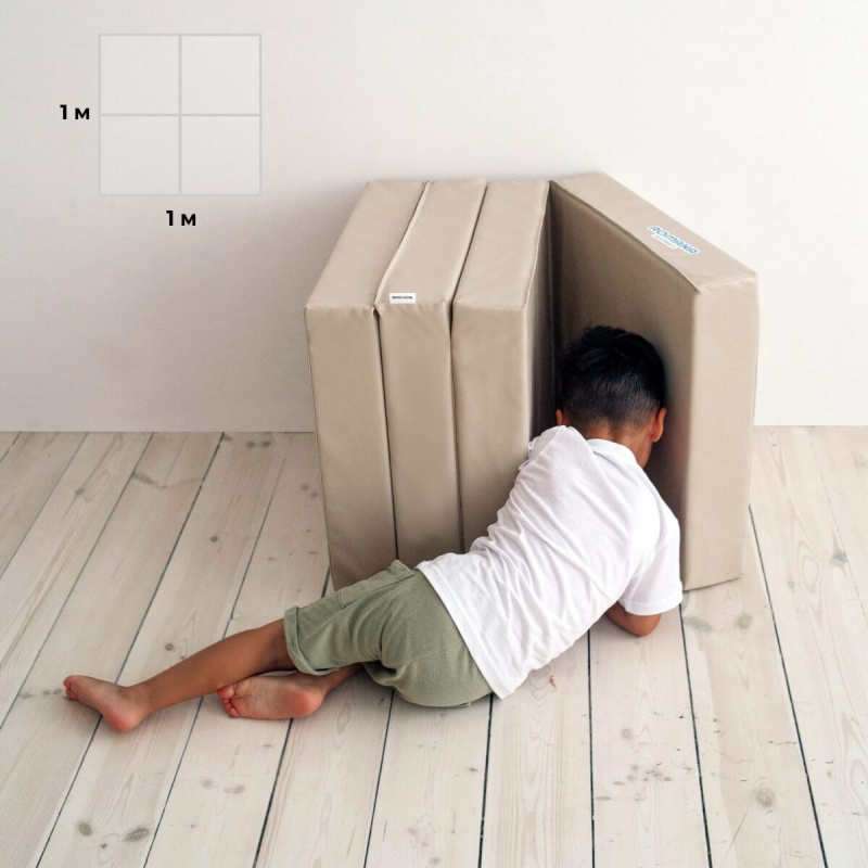 Мат (мягкий щит) Romana 1000*1000*100, в 4 сложения в Волжском ВИНКО