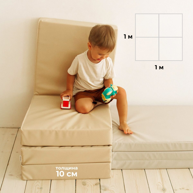 Мат (мягкий щит) Romana 1000*1000*100, в 4 сложения в Волжском ВИНКО