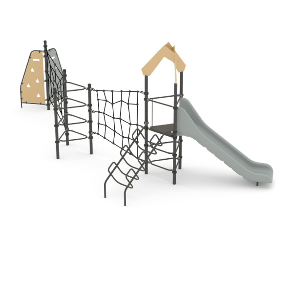 Игровой комплекс Романа 401.31.00 (бежевый/черный) (бетонирование)