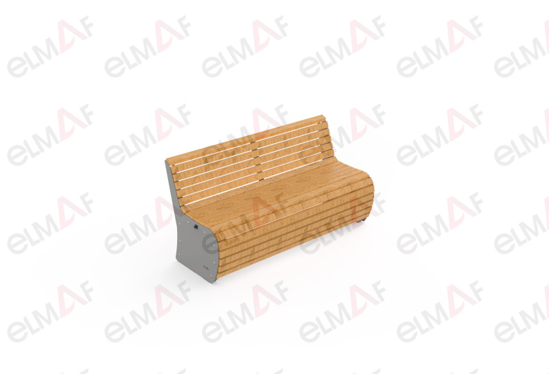 Скамейка со спинкой и USB зарядкой ELMAF 92009 в Волжском ВИНКО