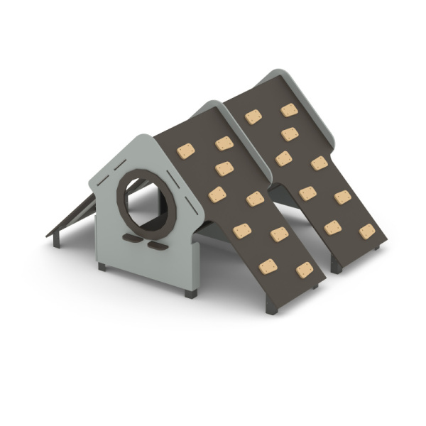 Игровой модуль Романа 115.44.00 (бежевый/серый) (бетонирование)