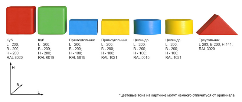 Мягкий конструктор Romana «Универсальный набор» в Волжском ВИНКО