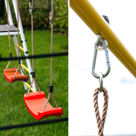 Детский спортивный комплекс для дачи ROMANA Богатырь Плюс 2 в Волжском ВИНКО