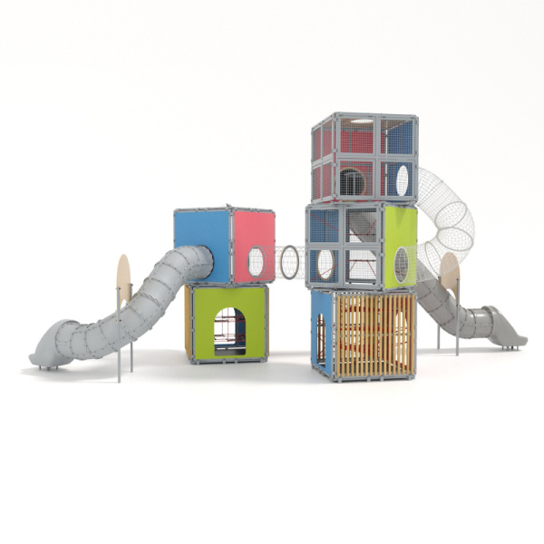 Комплекс игровой детский 127.03.00 (цвет 1) (бетонирование)