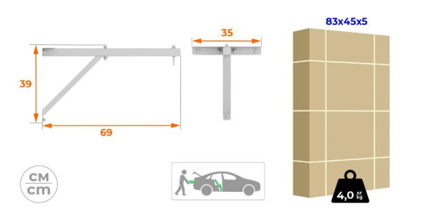 Кронштейн для боксерского мешка ROMANA