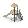 Игровой комплекс Романа 101.04.00-01 (бежевый/серый) (бетонирование)