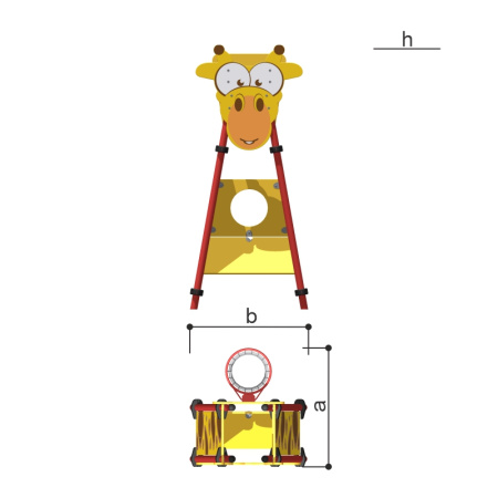 Щит с кольцом для мяча Romana 057.89.00 в Волжском ВИНКО